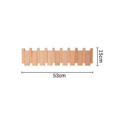 Porte Manteau Mural - Bois Piano