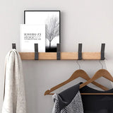 Porte Manteau Mural - Bois et Alu
