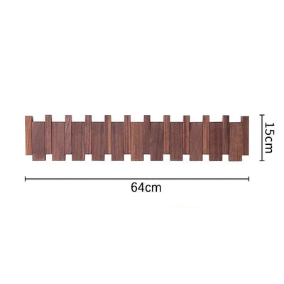 Porte Manteau Mural - Bois Piano