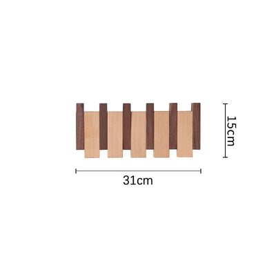 Porte Manteau Mural - Bois Piano