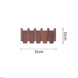 Porte Manteau Mural - Bois Piano