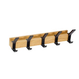 Porte Manteau Mural - Bois et Alu