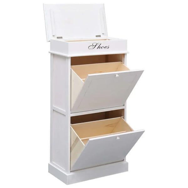 Armoire Meuble Blanc à Chaussures avec Porte