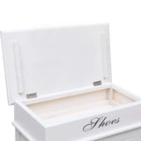 Armoire Meuble Blanc à Chaussures avec Porte