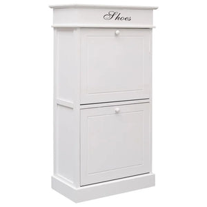 Armoire Meuble Blanc à Chaussures avec Porte