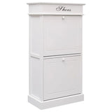 Armoire Meuble Blanc à Chaussures avec Porte
