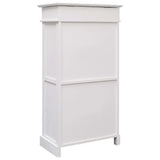 Armoire Meuble Blanc à Chaussures avec Porte
