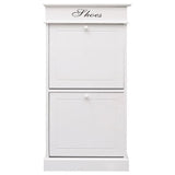 Armoire Meuble Blanc à Chaussures avec Porte