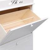 Armoire Meuble Blanc à Chaussures avec Porte