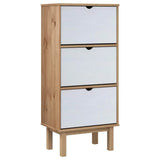 Armoire Meuble Blanc à Chaussures avec Portes et Tiroir