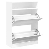 Armoire Meuble Blanc a Chaussures avec Tiroir