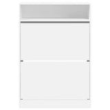 Armoire Meuble Blanc a Chaussures avec Tiroir