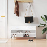 Banc a Chaussure Blanc