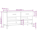 Banc a Chaussure Blanc