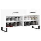 Banc a Chaussure Blanc