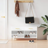 Banc a Chaussure Blanc
