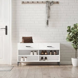 Banc a Chaussure Blanc
