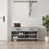 Banc a Chaussure Gris
