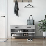 Banc a Chaussure Gris
