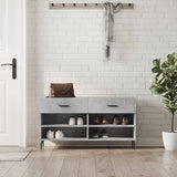 Banc a Chaussure Gris