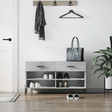 Banc a Chaussure Gris