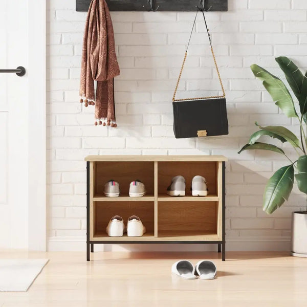 Banc Bois Rangement Chaussures