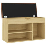 Banc Range Chaussures Bois