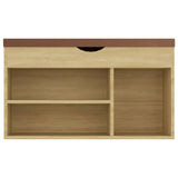 Banc Range Chaussures Bois