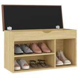 Banc Range Chaussures Bois