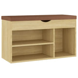 Banc Range Chaussures Bois