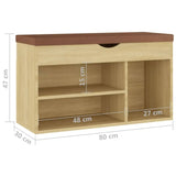 Banc Range Chaussures Bois