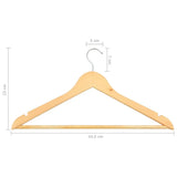 Cintres Bois Lot de 50