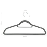 Cintres Velours Gris