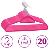 Cintres Velours Rose