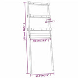 Echelle Porte Serviette Bois Blanc