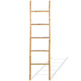 Echelle Porte-serviettes 5 Barreaux Bambou