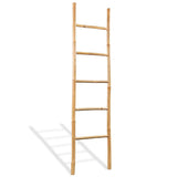 Echelle Porte-serviettes 5 Barreaux Bambou