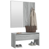 Ensemble de Meubles D’entrée Design Contemporain Meuble Chaussures