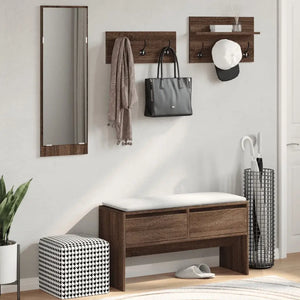 Ensemble Miroir Meuble D’entrée Chaussure Banc