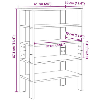 Etagere Chaussure en Bois