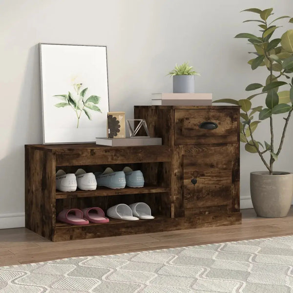 Meuble a Chaussure Bas en Bois