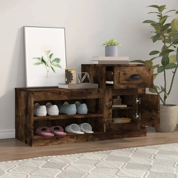 Meuble a Chaussure Bas en Bois