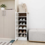 Meuble a Chaussure Blanc Brillant
