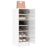 Meuble a Chaussure Blanc Brillant