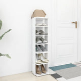 Meuble a Chaussure Blanc et Bois