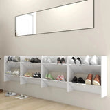 Meuble a Chaussure Blanc Laqué