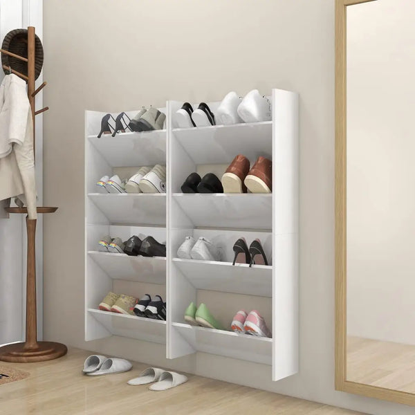 Meuble a Chaussure Blanc Laqué