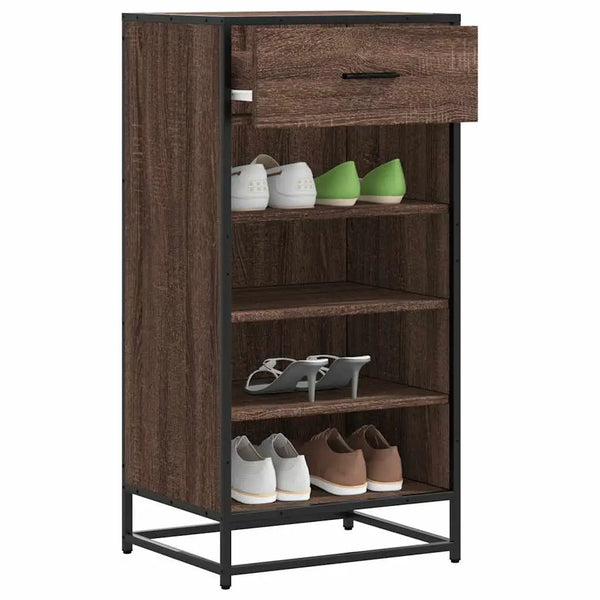 Meuble a Chaussure Bois Fonce