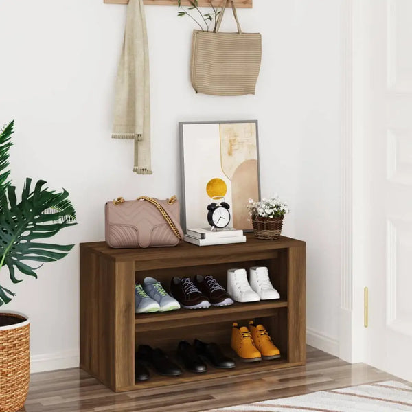 Meuble a Chaussure Caisse en Bois