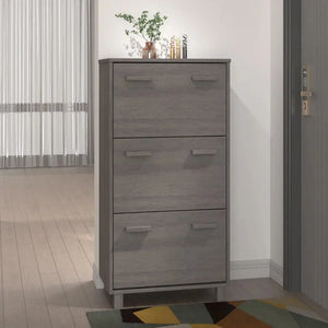 Meuble a Chaussure Chene Gris